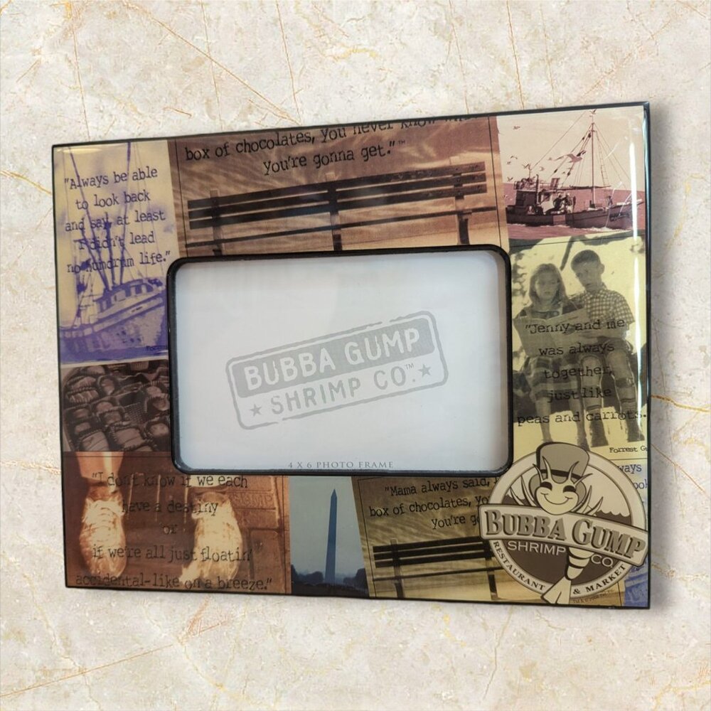 Bubba Gump‎ Restaurant x Forrest Gump movie scenes and quotes 4x6 photo frame